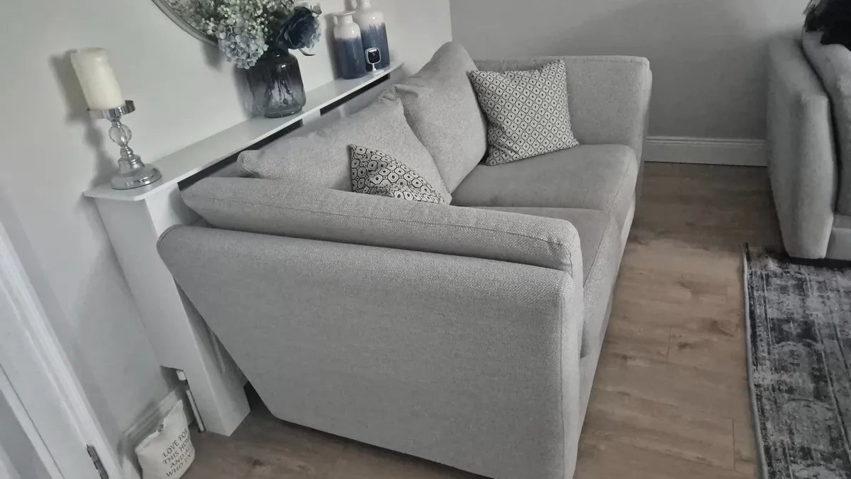 Grey DFS Long Beach Couch Sofa - Image 2