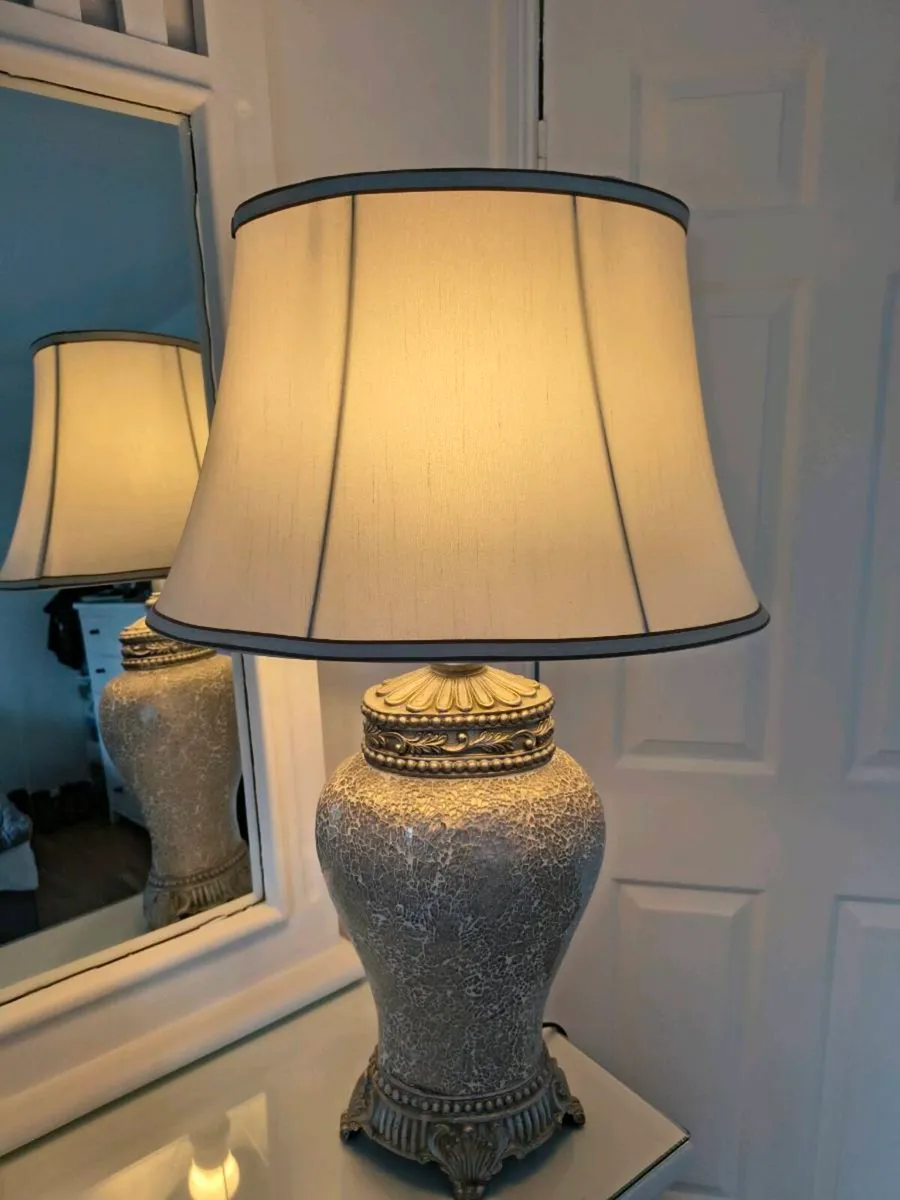 Large silver  Lamp - Image 2