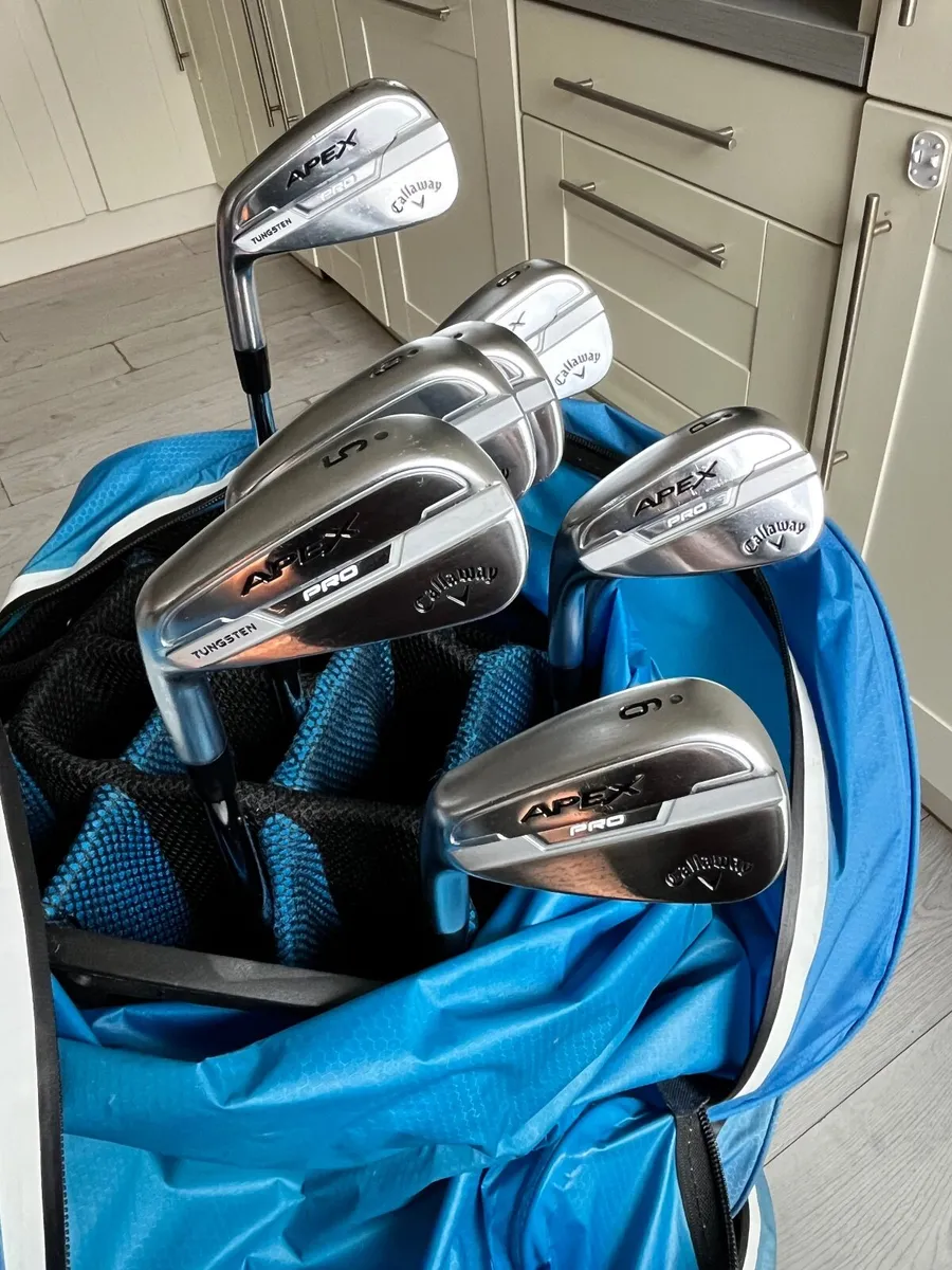 Golf Irons Left Handed + Bag - Image 1