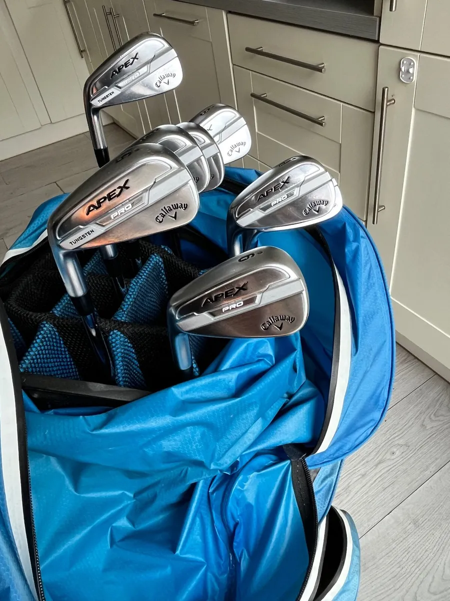 Golf Irons Left Handed + Bag - Image 3