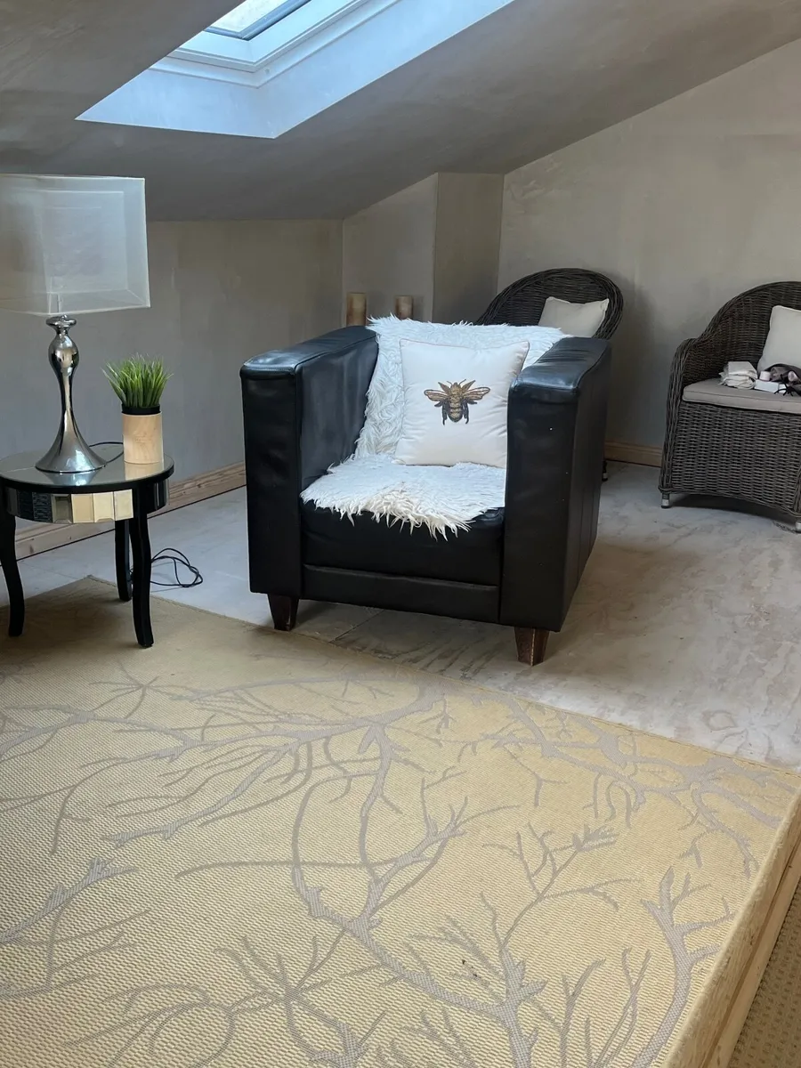 Furniture living room couch chair & foot still - Image 3