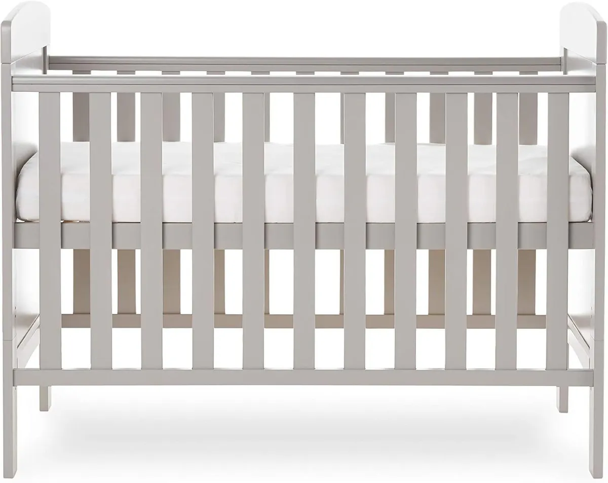 Grace Mini Cot Bed – Warm Grey 120 x 60 cm - Image 4
