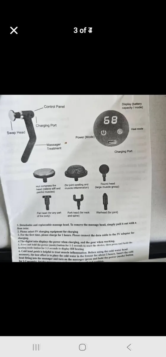 Brand new Massage 💆‍♀️ gun - Image 3