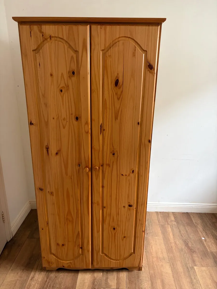 Solid Pine Wardrobe - Image 2