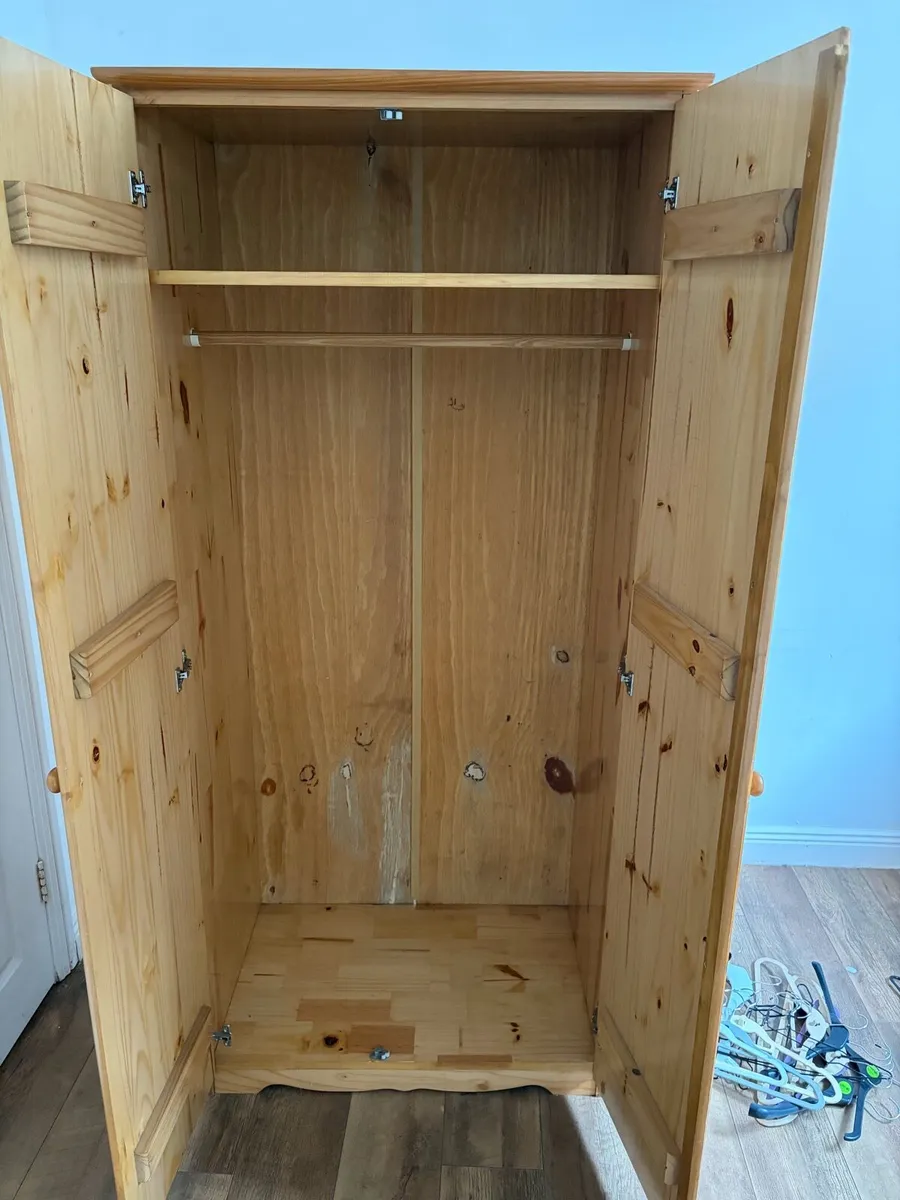 Solid Pine Wardrobe - Image 3