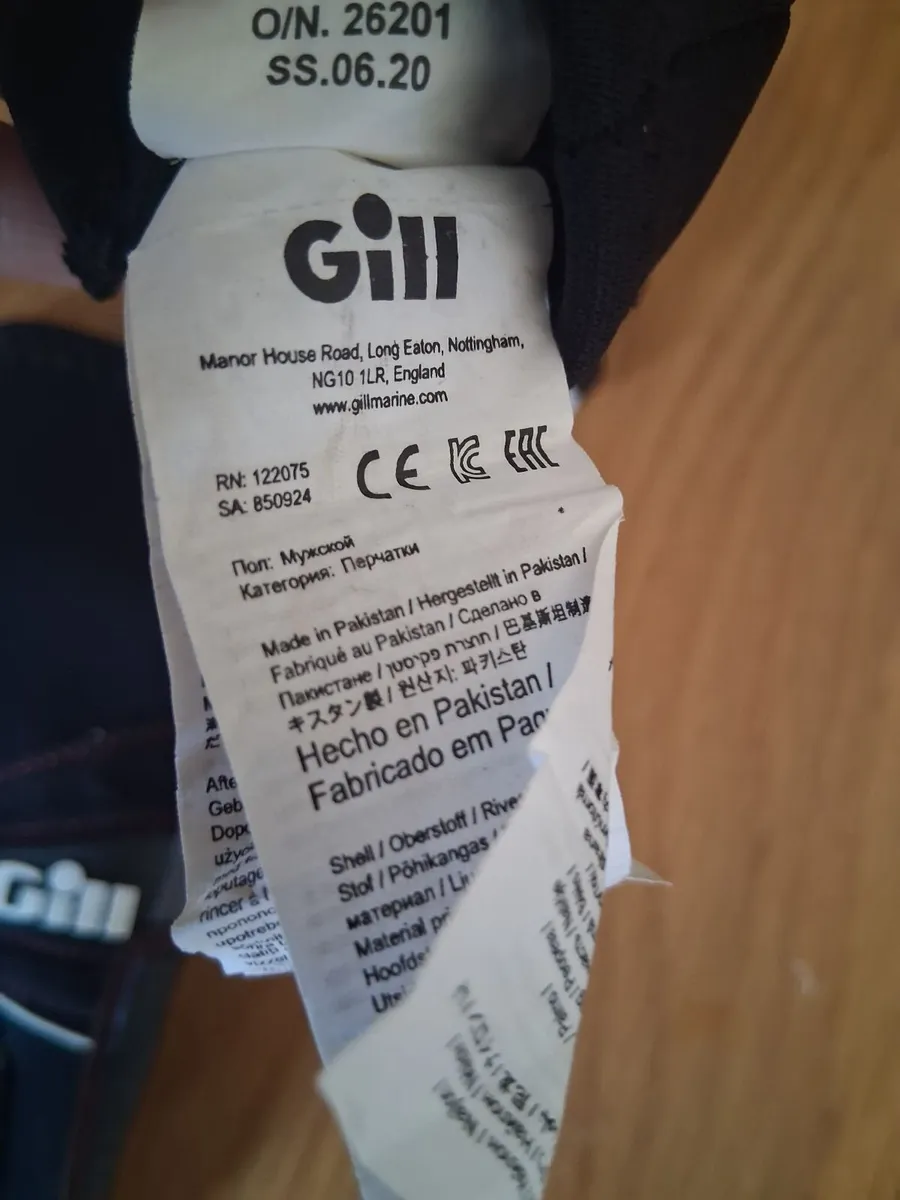 Gill wetsuit gloves - Image 3