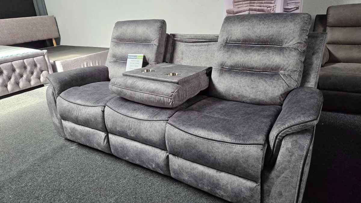 NEW Living Room Sofa - Hamilton, Grey or Sand - Image 4