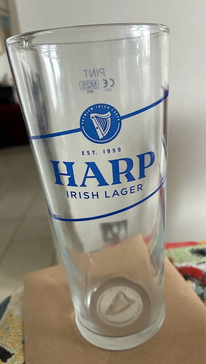 Rare Harp Pint Glass - Image 1
