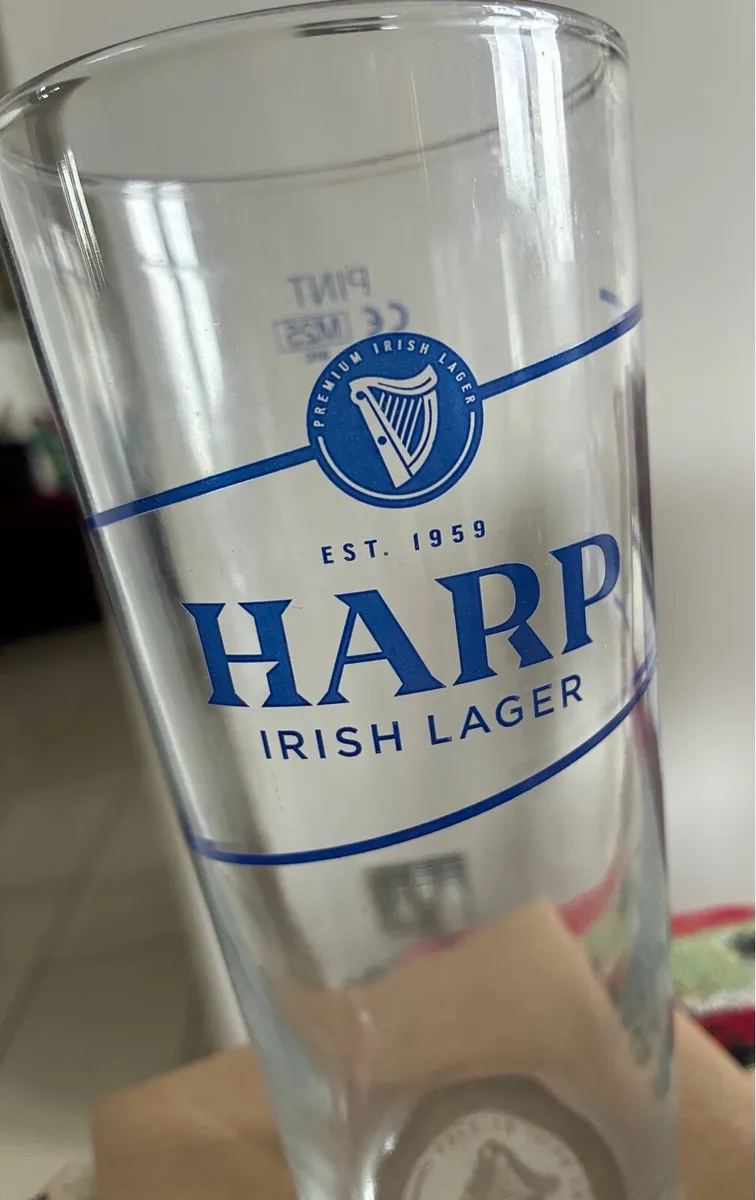 Rare Harp Pint Glass - Image 2