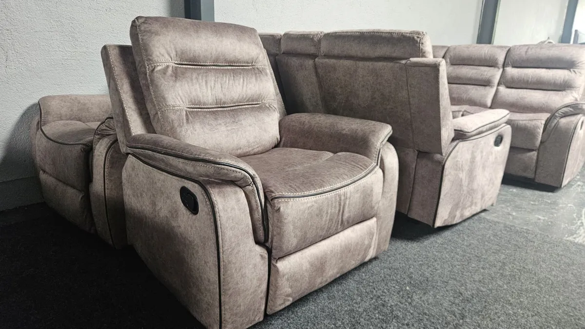 NEW Living Room Sofa - Hamilton, Grey or Sand - Image 4