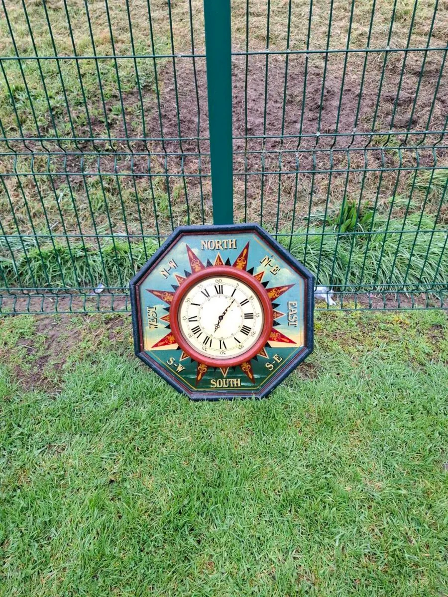 Country corner 56cm by 56cm clock