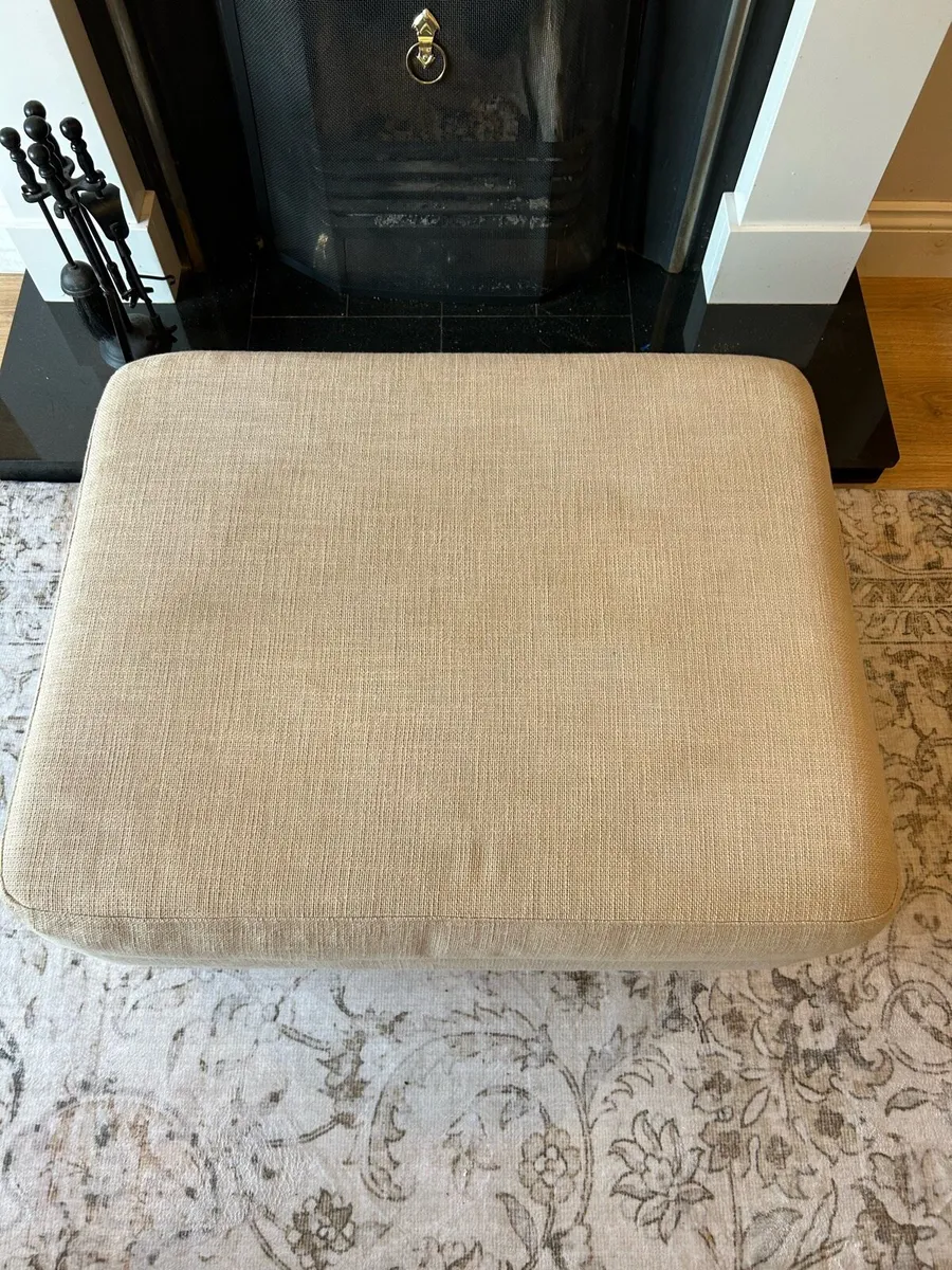 Cream Ottoman Footstool - Image 4