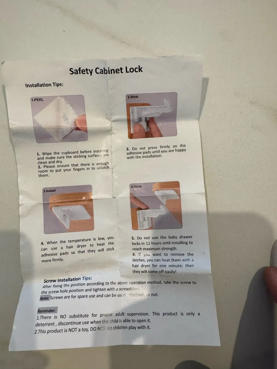 FREE: safety cabinet locks - Image 2