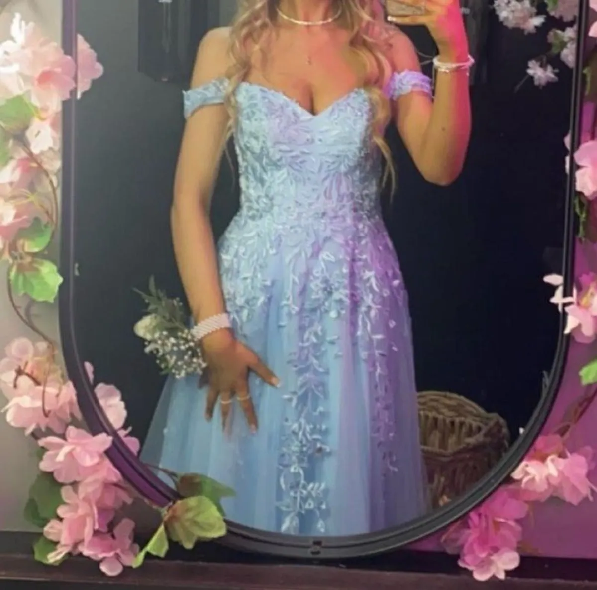 baby blue debs dress - Image 2