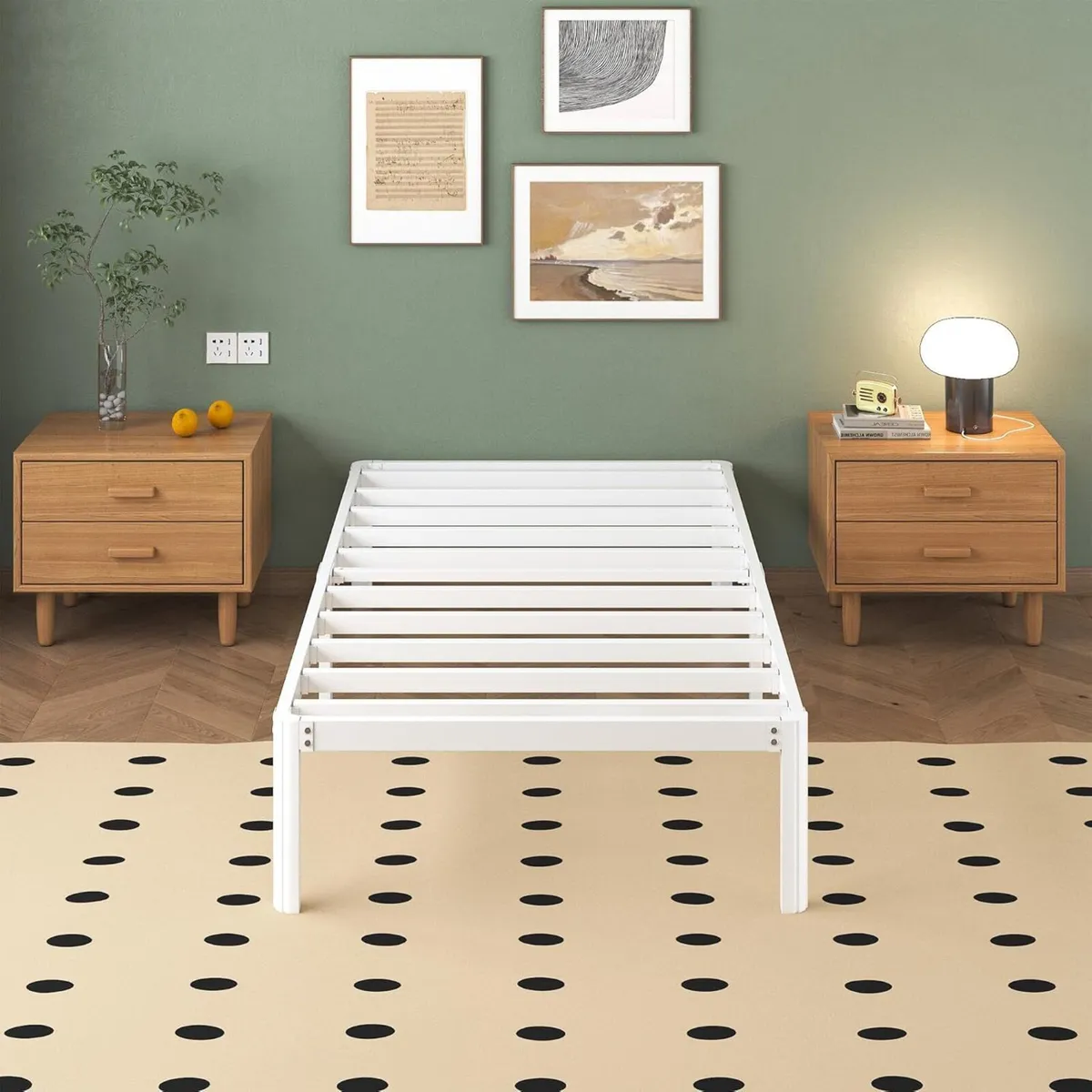 Lutown Teen 3ft Single Bed Frame with Rounded - Image 1