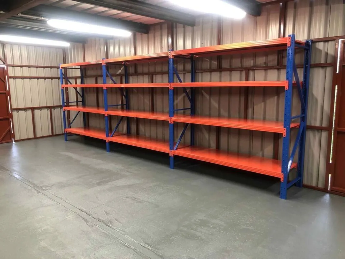 4 Tier Longspan Shelving Bays New All Metal - Image 1