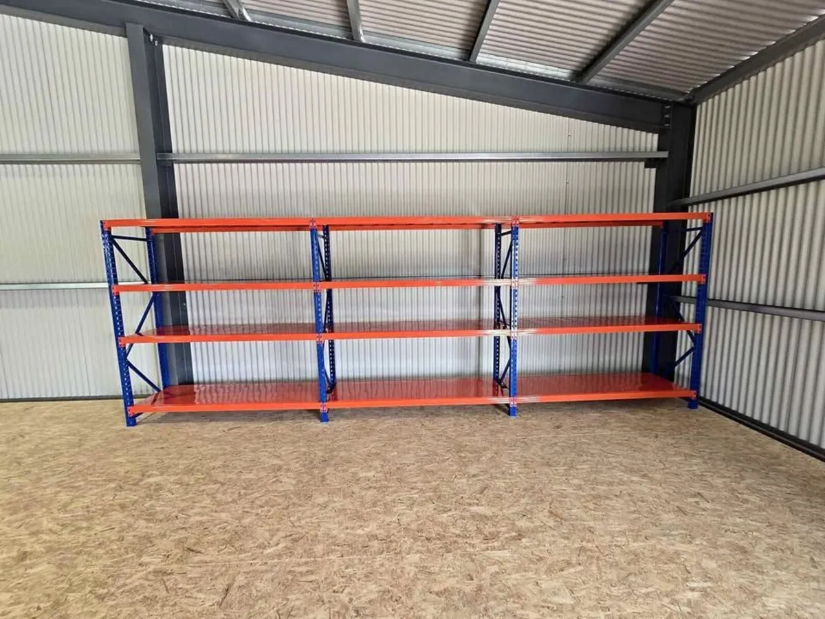 4 Tier Longspan Shelving Bays New All Metal - Image 2