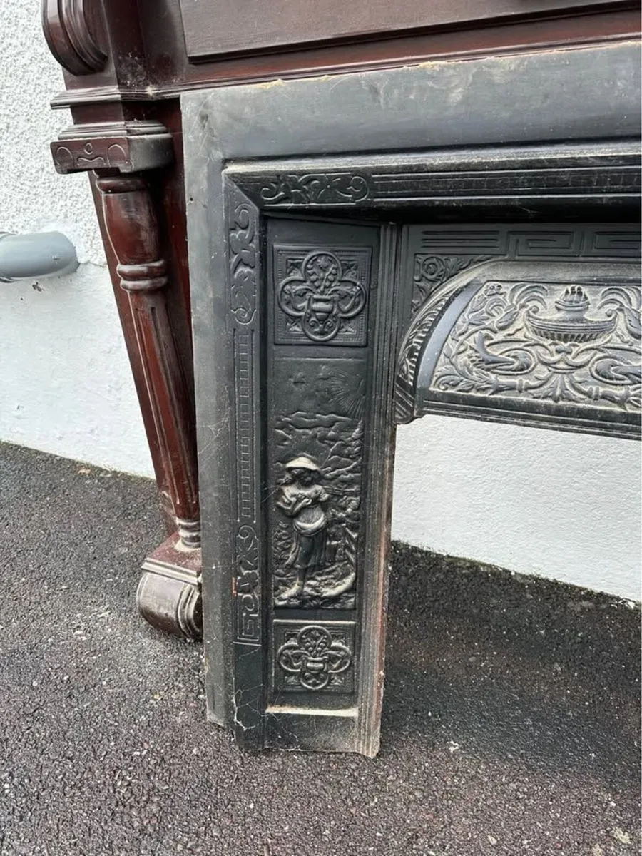 Cast iron fireplace - Image 4