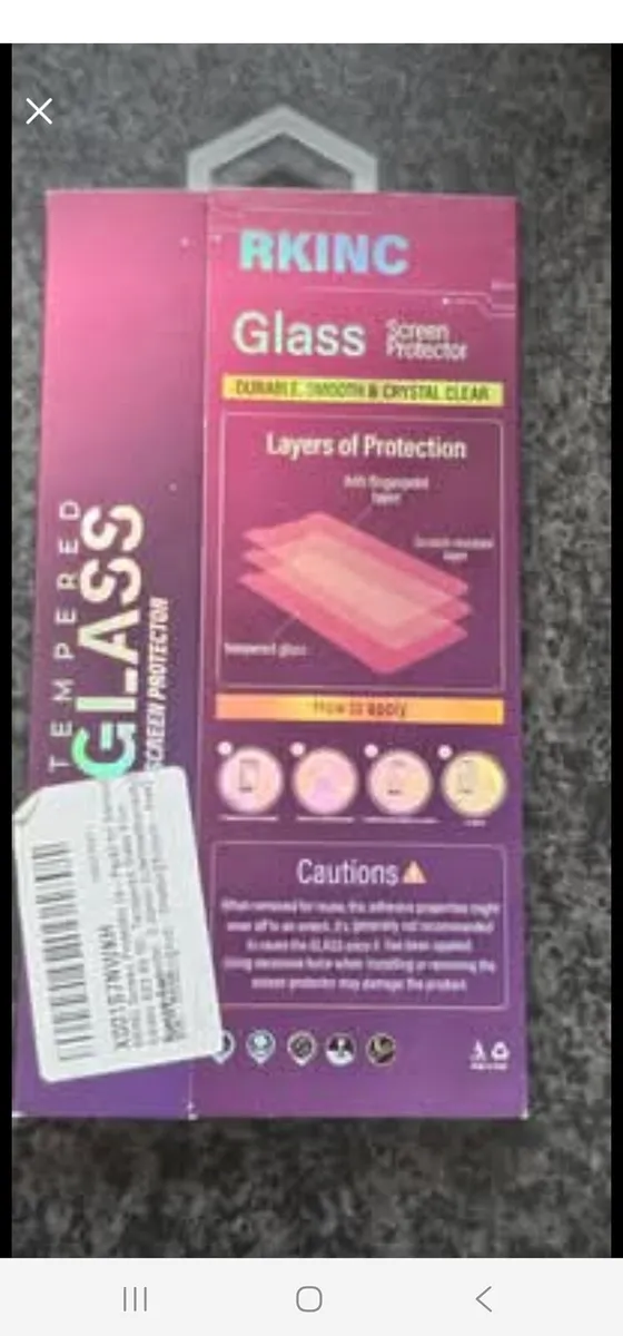 3 brand new Samsung 23 glass screen protector - Image 1