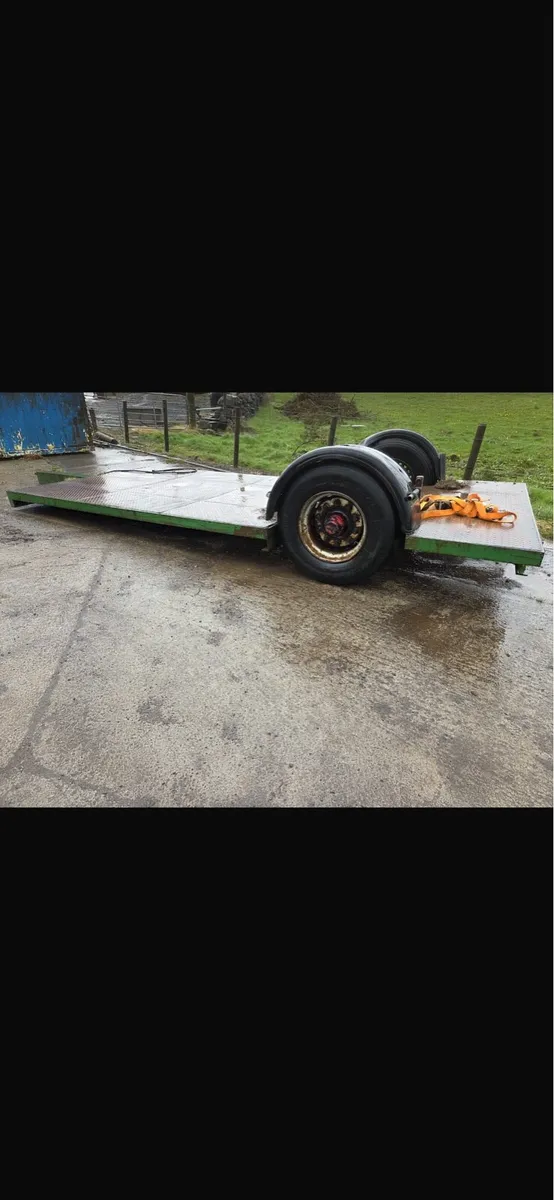 Trailer 14 ft,low loader,Hedgecutter,lots to clear - Image 1