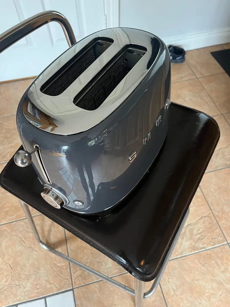 SMEG Grey 2 Slice Toaster - Image 4
