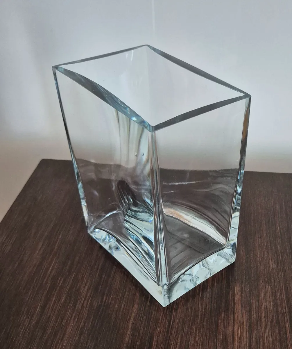 Vintage Glass Vase - Image 1