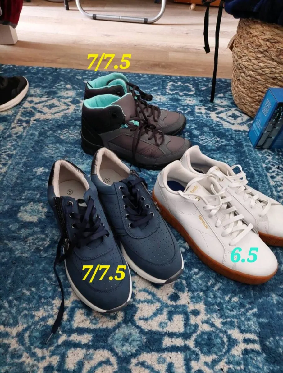 Trainer shoes joblot 3 pairs size 6.5, 7 / 7.5 - Image 2