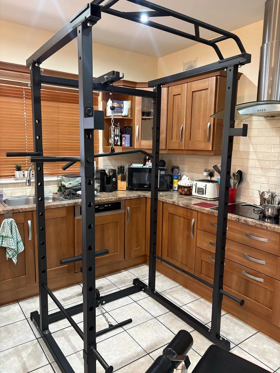 BEST GYM POWER RACK SET! FULL CABLE SYSTEM ALSO!!! - Image 2
