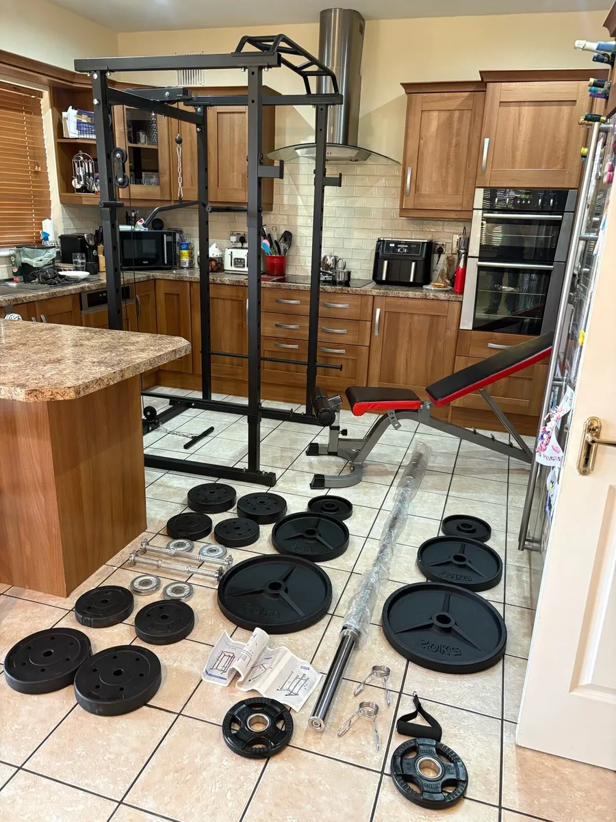 BEST GYM POWER RACK SET! FULL CABLE SYSTEM ALSO!!! - Image 1