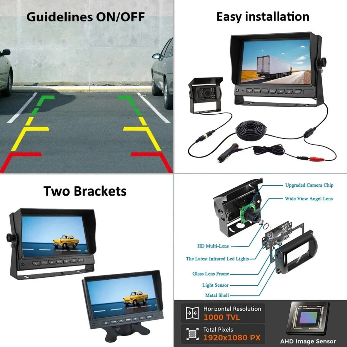 7" Reversing Monitor Kit for Camper Van - Image 4