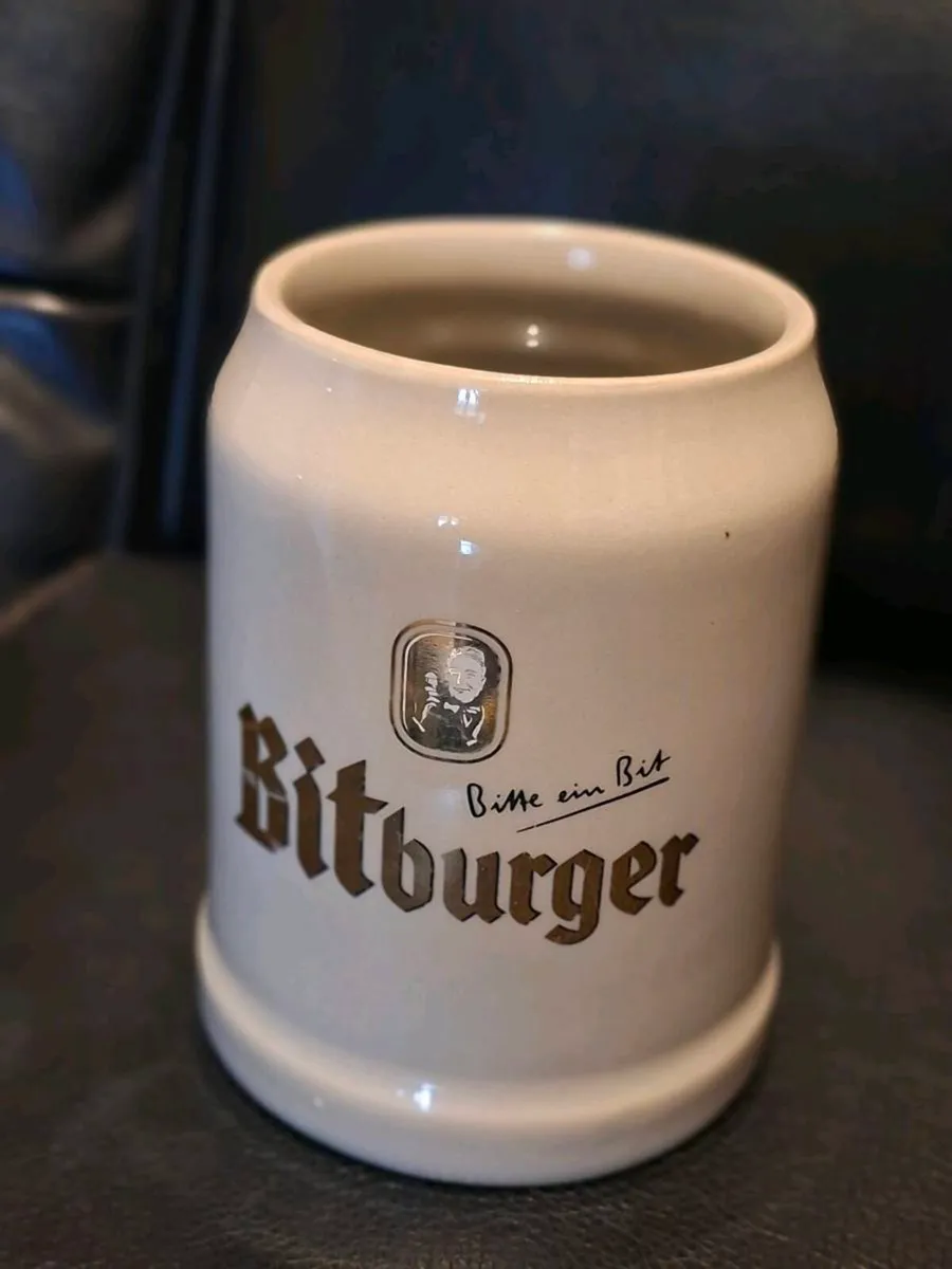 Vintage Bitburger Beer Tankard made in Germany - Image 2
