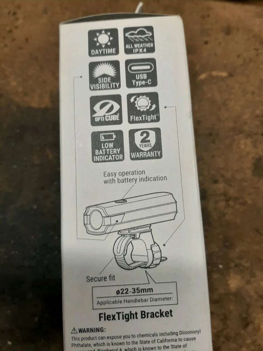 Cateye ampp 400s front light new - Image 4