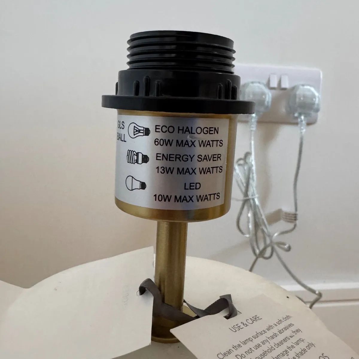 Francis Brennan Dunnes Stores Albaster Table Lamps - Image 2