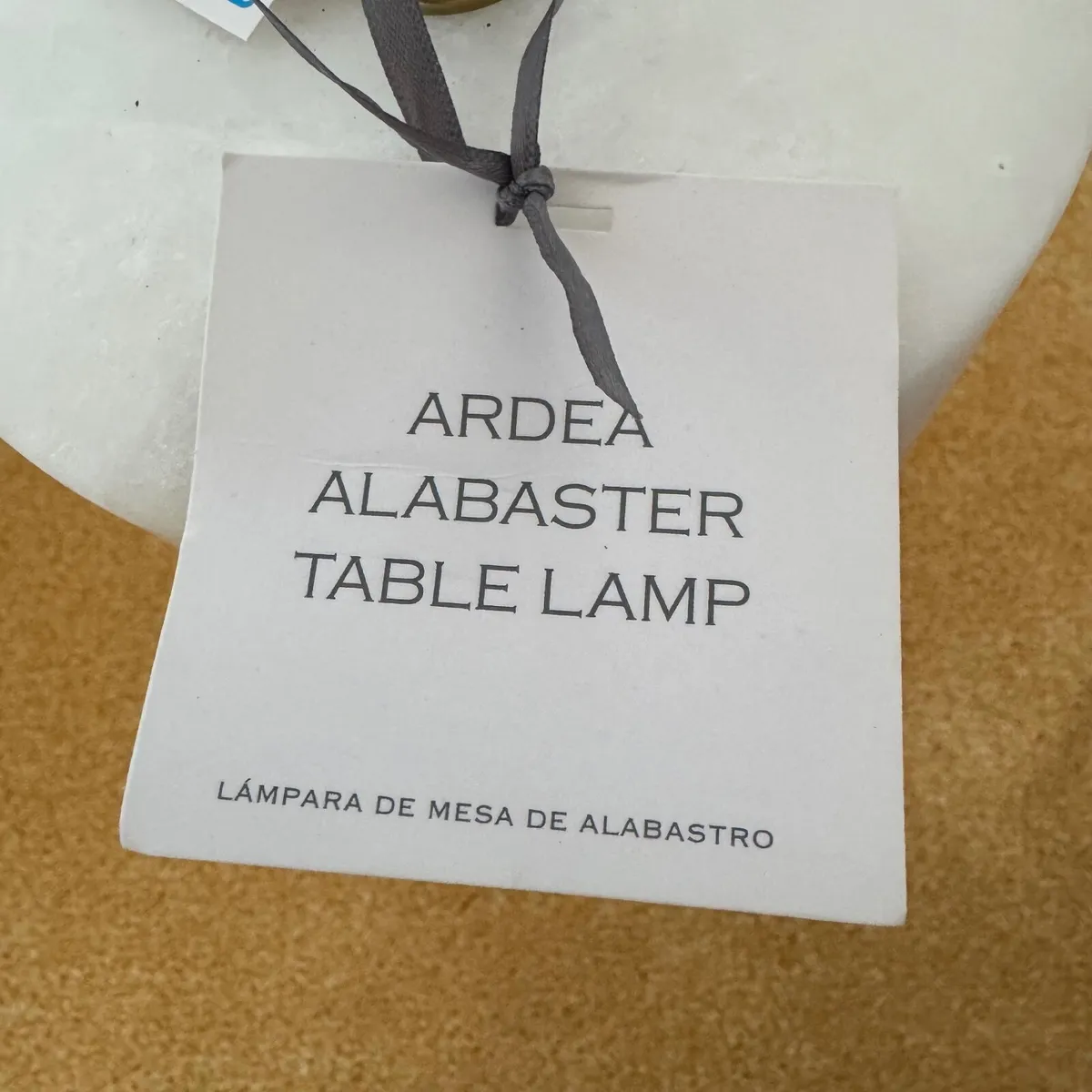 Francis Brennan Dunnes Stores Albaster Table Lamps - Image 3