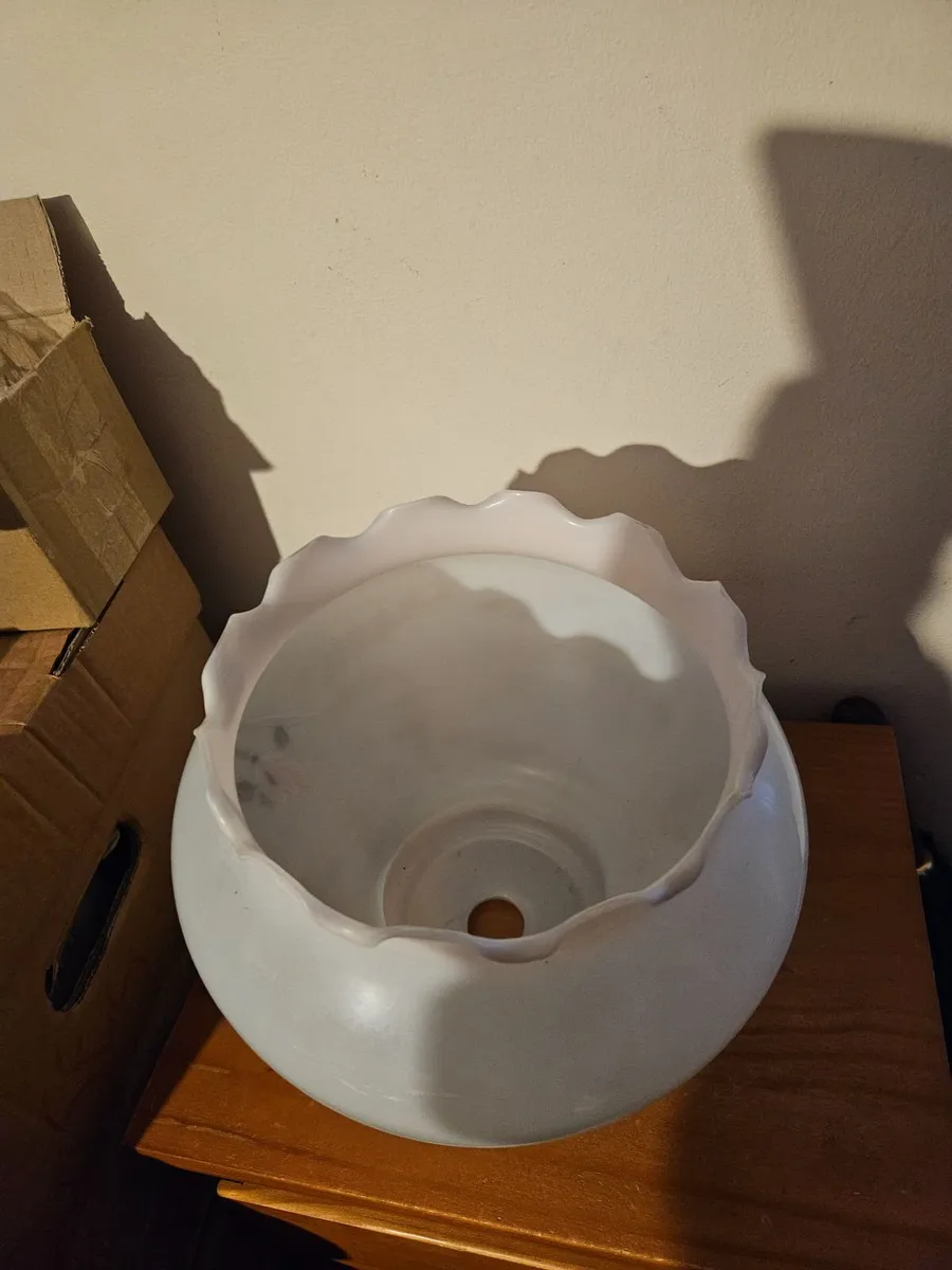 Vintage Retro Glass Light Shade - Image 3