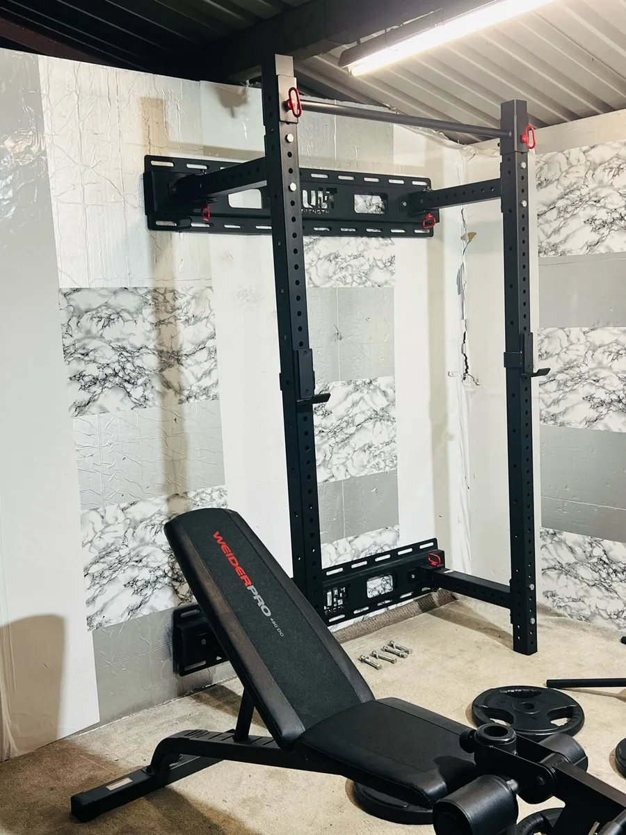 Bolt strength folding commercial rack weights set - Image 3