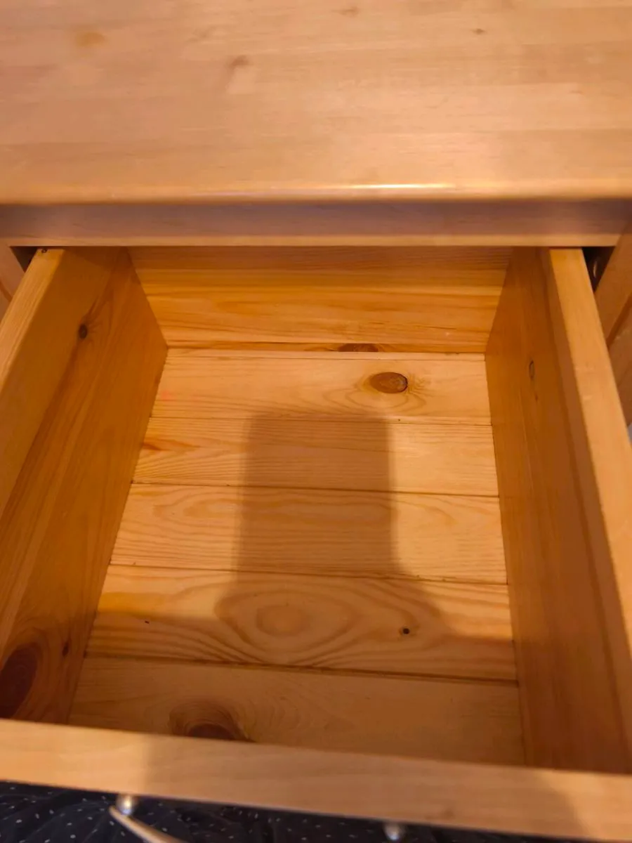 Solid Oak Chest of Drawers - Image 3