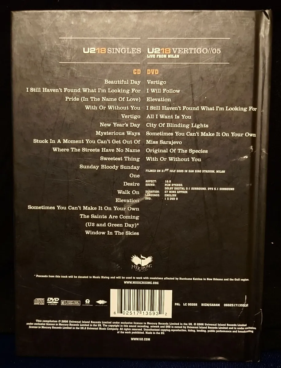 U2 U218 Videos DVD - Image 3
