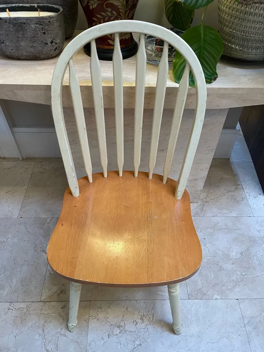 1 x Sturdy Wooden Kitchen Dining Chair - Deliver