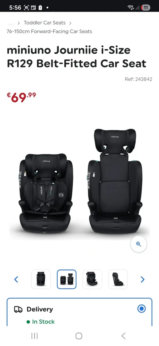 Child's car seat - Image 1