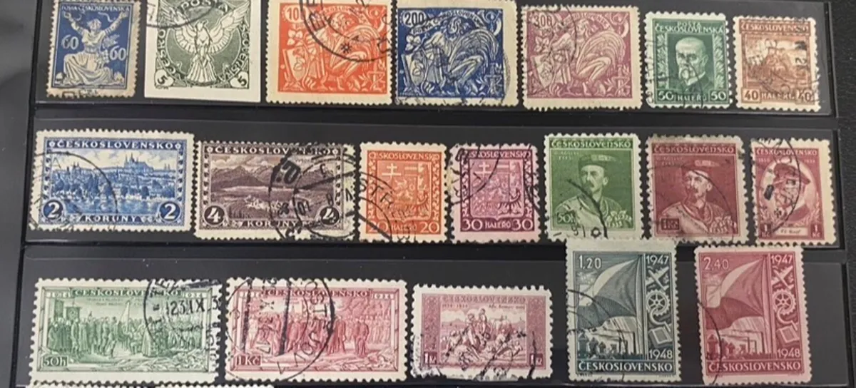 Czechoslovakia stamp lot - Image 3
