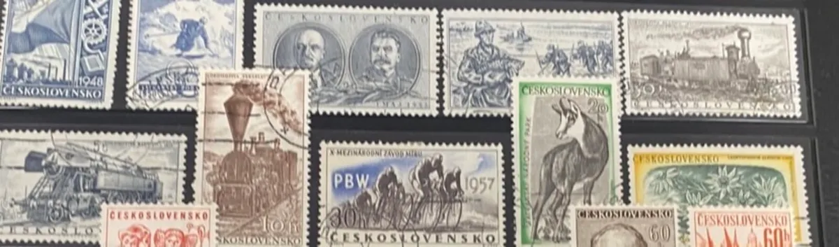 Czechoslovakia stamp lot - Image 4