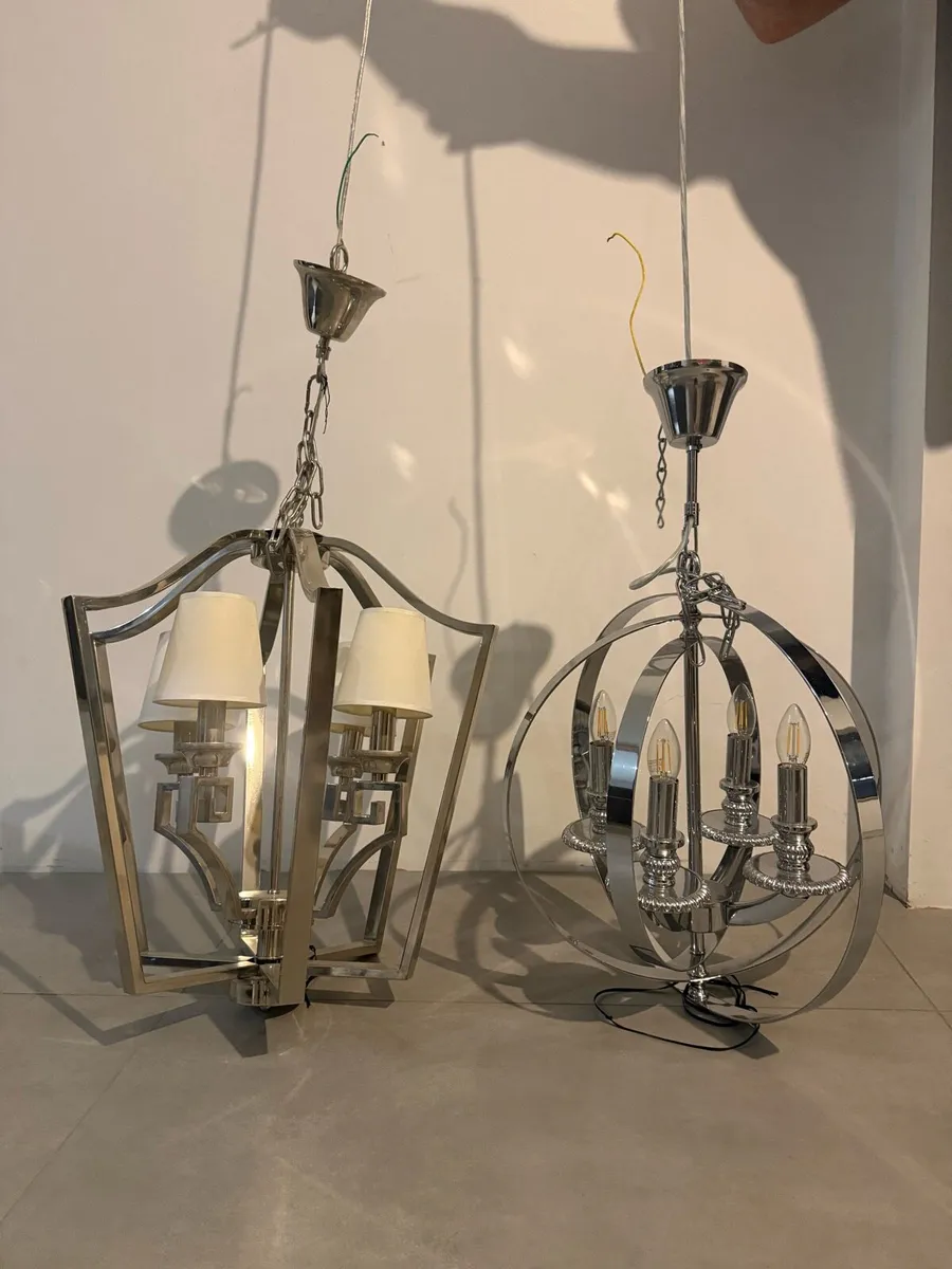 2 Chandeliers - brand new