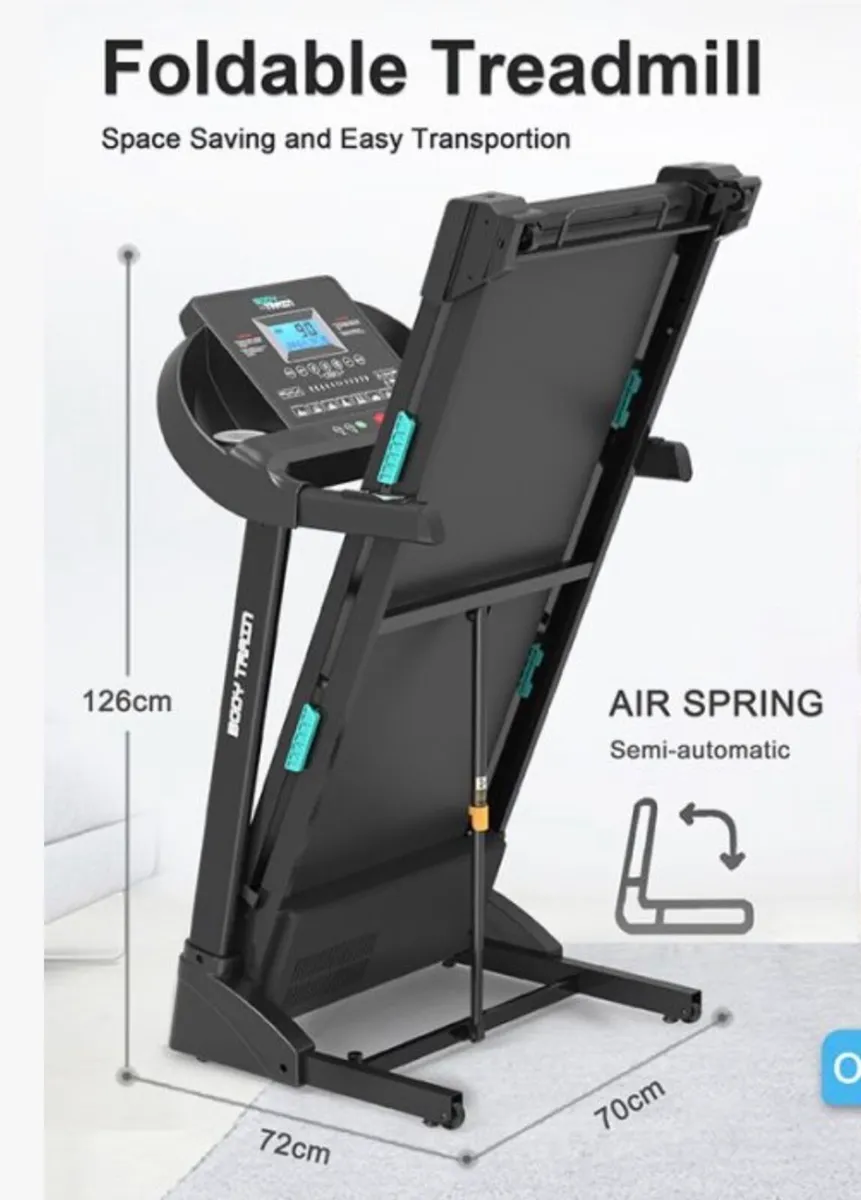 BodyTrain 7001 motorised Treadmill - Image 3