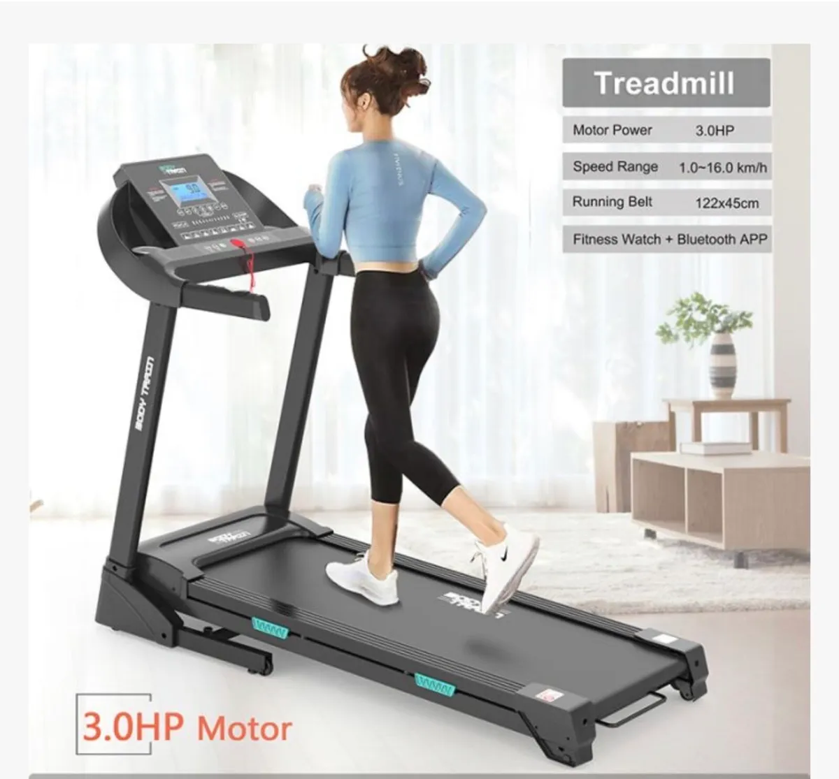 BodyTrain 7001 motorised Treadmill - Image 2