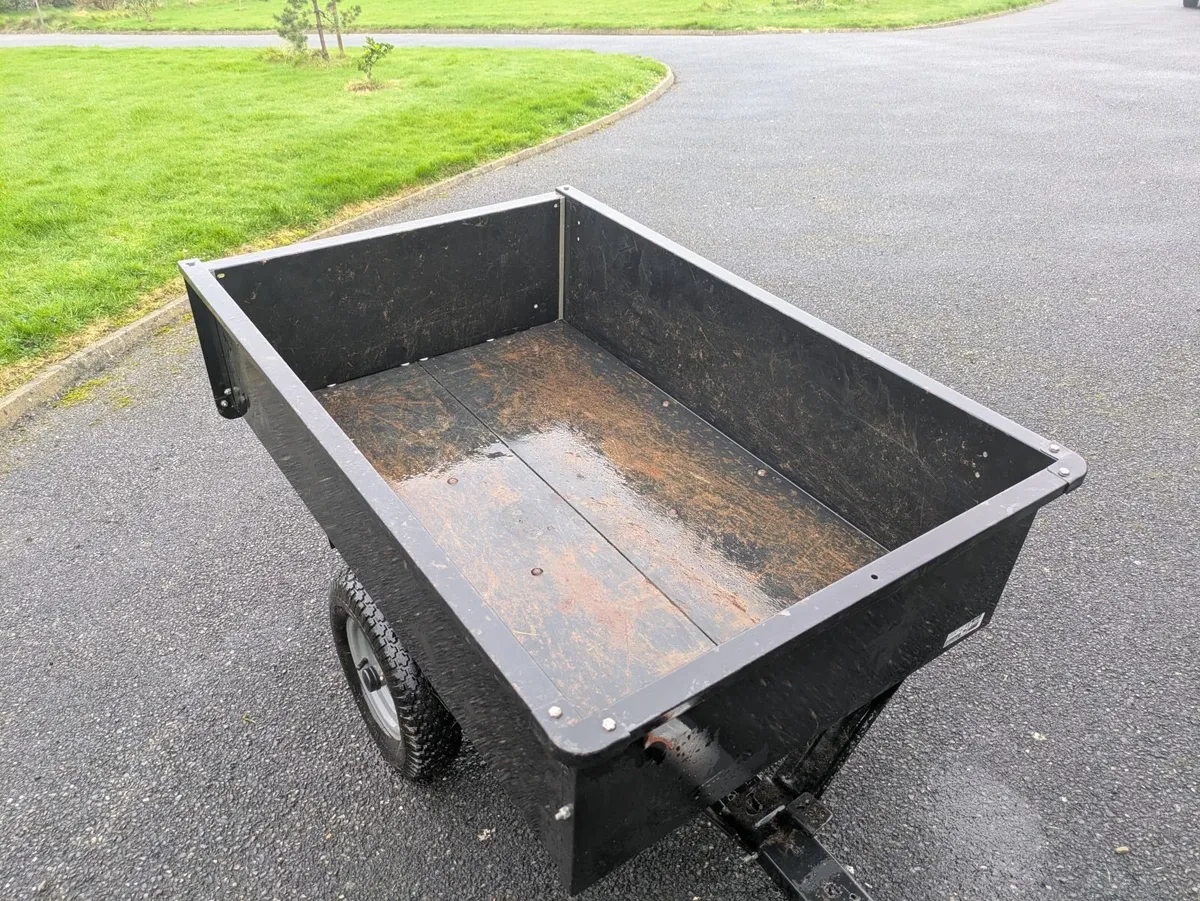 Agri-Fab Tipping Trailer - for  Lawn Tractor - Image 1