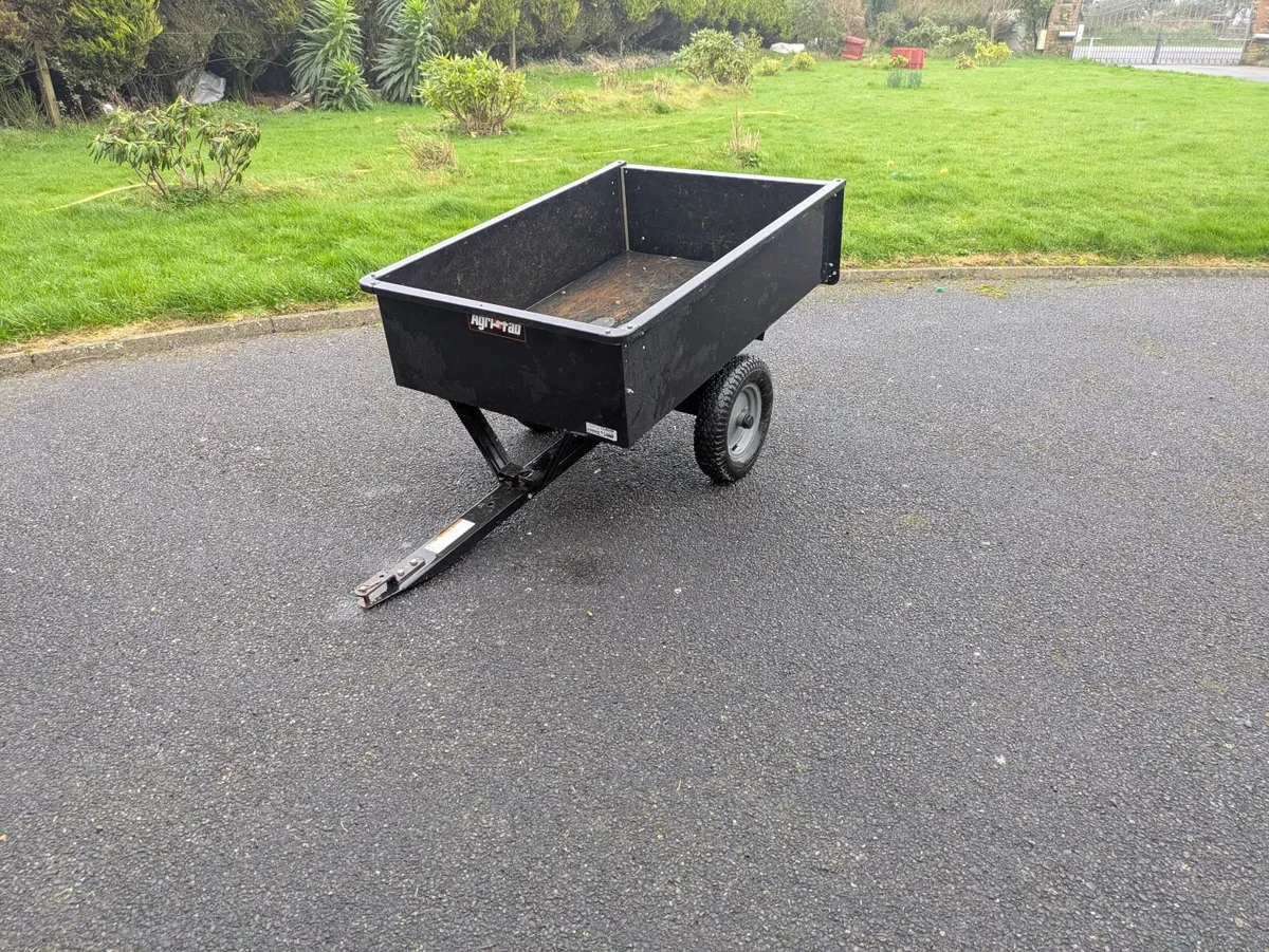 Agri-Fab Tipping Trailer - for  Lawn Tractor - Image 3