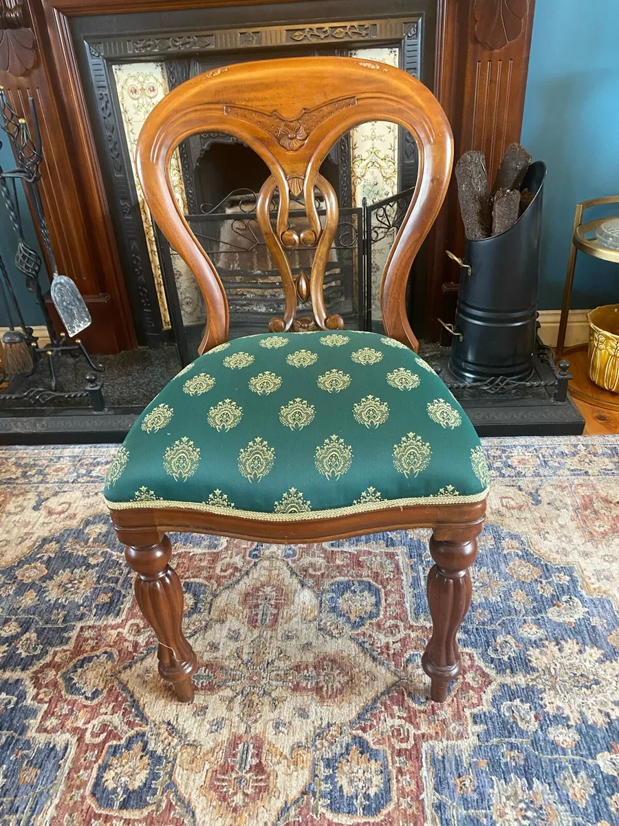 Dining/ occasional mahogany chair. - Image 1