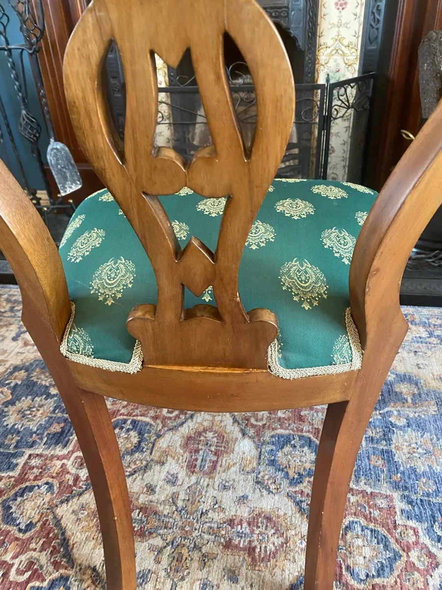 Dining/ occasional mahogany chair. - Image 4