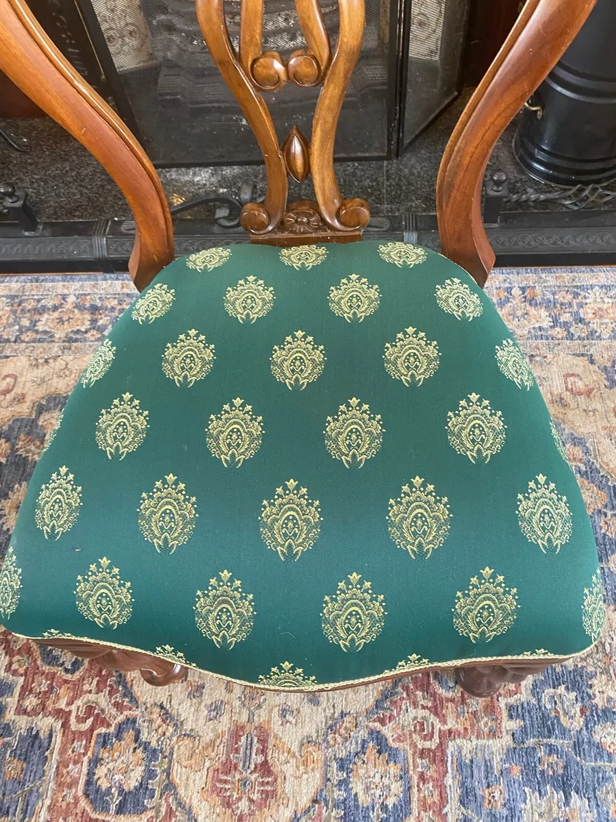 Dining/ occasional mahogany chair. - Image 2